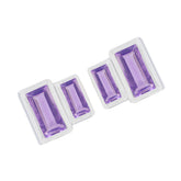 Noelia Purple Gemstone Stud Earrings for Every Occasion